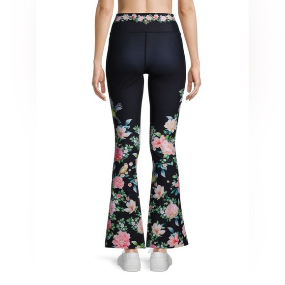 JOHNNY WAS Birdie Bee Active Flared Pants Size Small - Picture 2 of 13